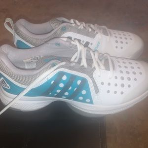 Women’s Adidas Barricade Bounce white/green 7.5